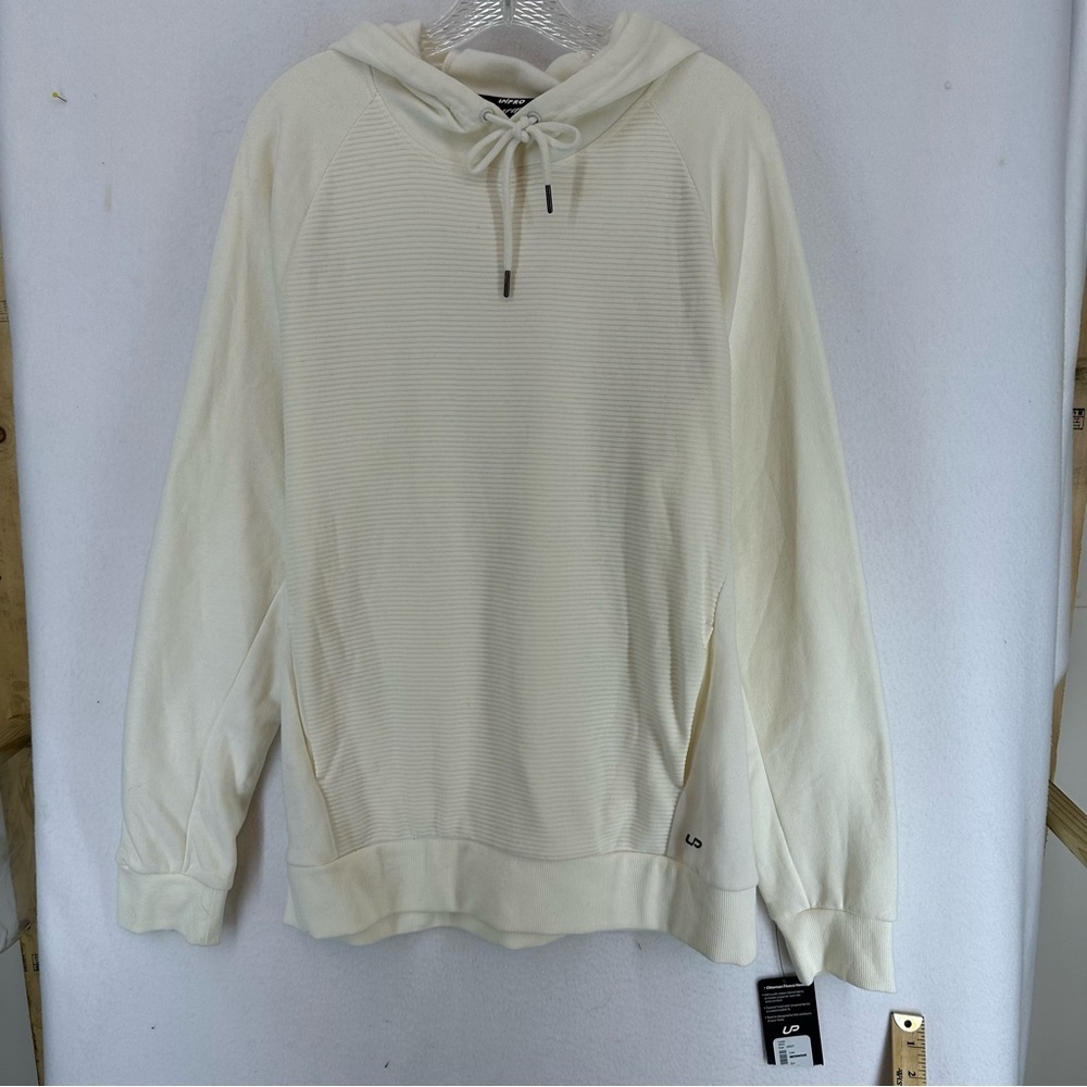 NWT Unipro Pullover Hoodie Ribbed‎ Woman’s M Beige